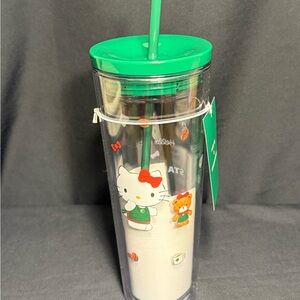 STARBUCKS HELLO KITTY COLD CUP 24 FL. OZ. 2025 Christmas Holiday